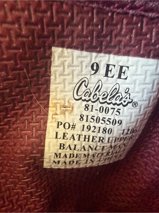 Cabelas Gore-Tex Thinsulate Insulated Leather Hiking Hunting Boot Mens 9EE Brown main image 7